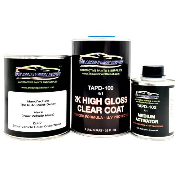 Finish 1 2K Urethane Automotive Clear Coat: 32 oz. Quart Clear Coat + 8 oz.  Activator, Paint, Body & Trim -  Canada