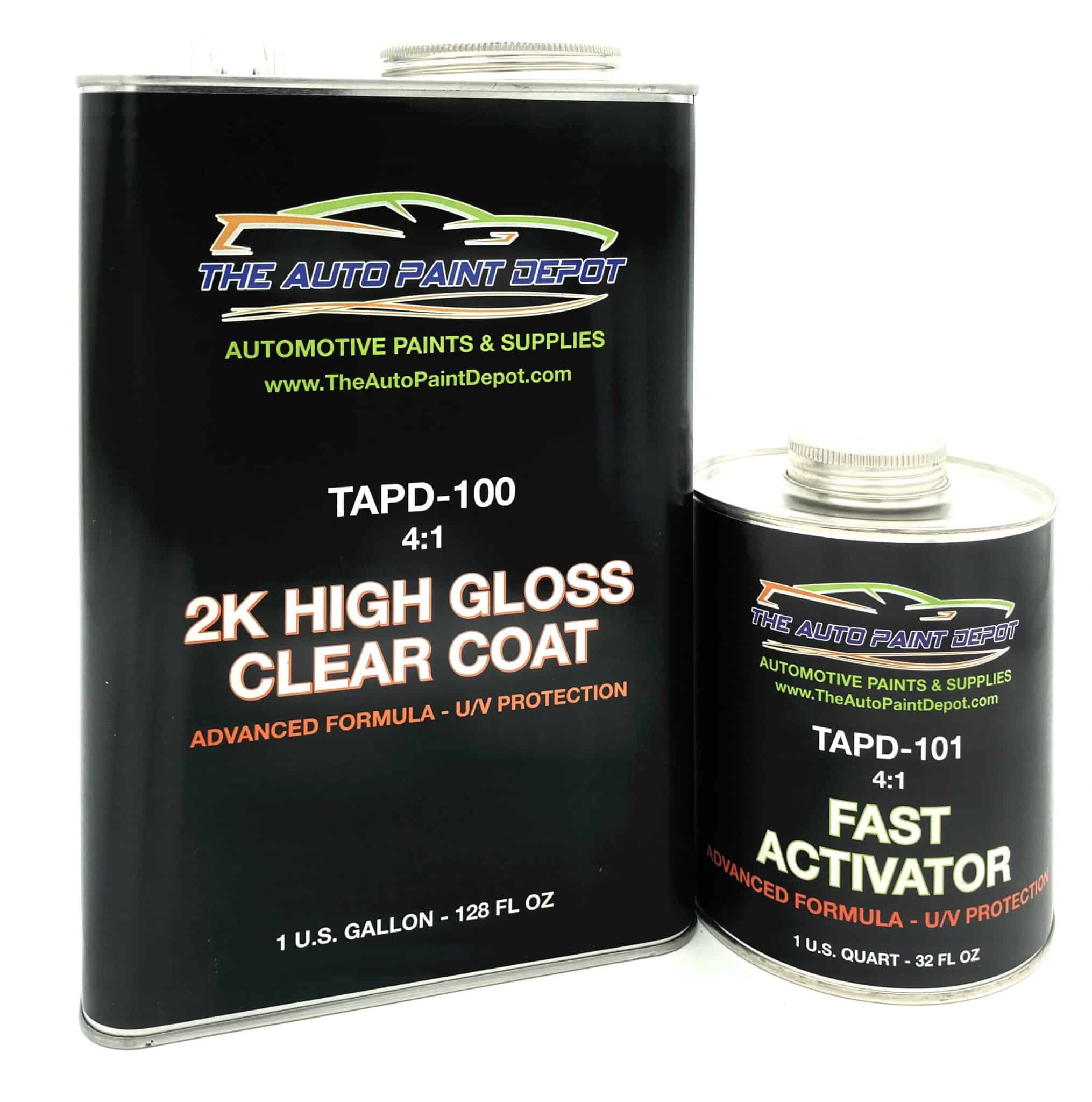 TAPD 2K HIGH GLOSS UV Protected Professional Clear Coat Gallon Kit
