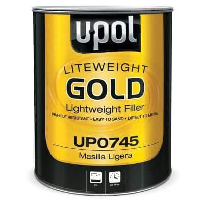 UPOL LITEWEIGHT GOLD BODY FILLER 3LT 7450 2