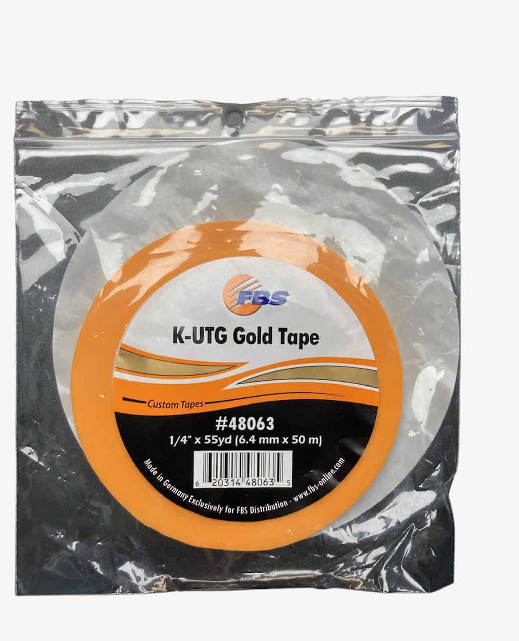 K-UTG gold tape 1/4″ x 55yd 2