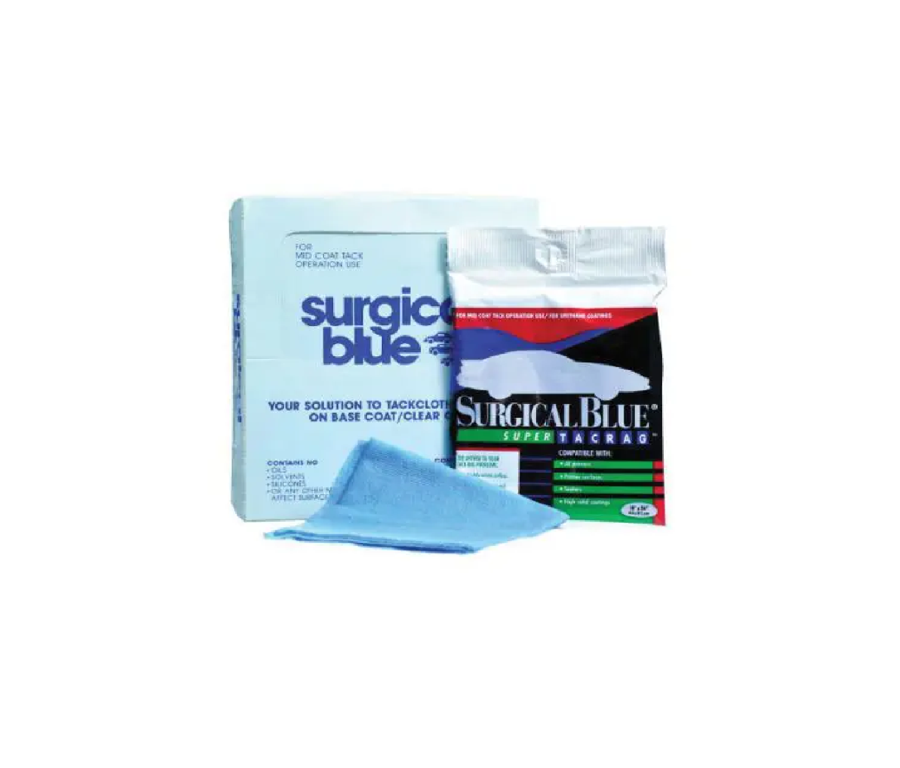 Datco International l Blue® 15802 Surgical Tack Cloth, 36 in x 18 in, Blue (12pack) 2
