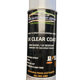 1K Clear Coat High Gloss UV Resistant 12oz TAPD