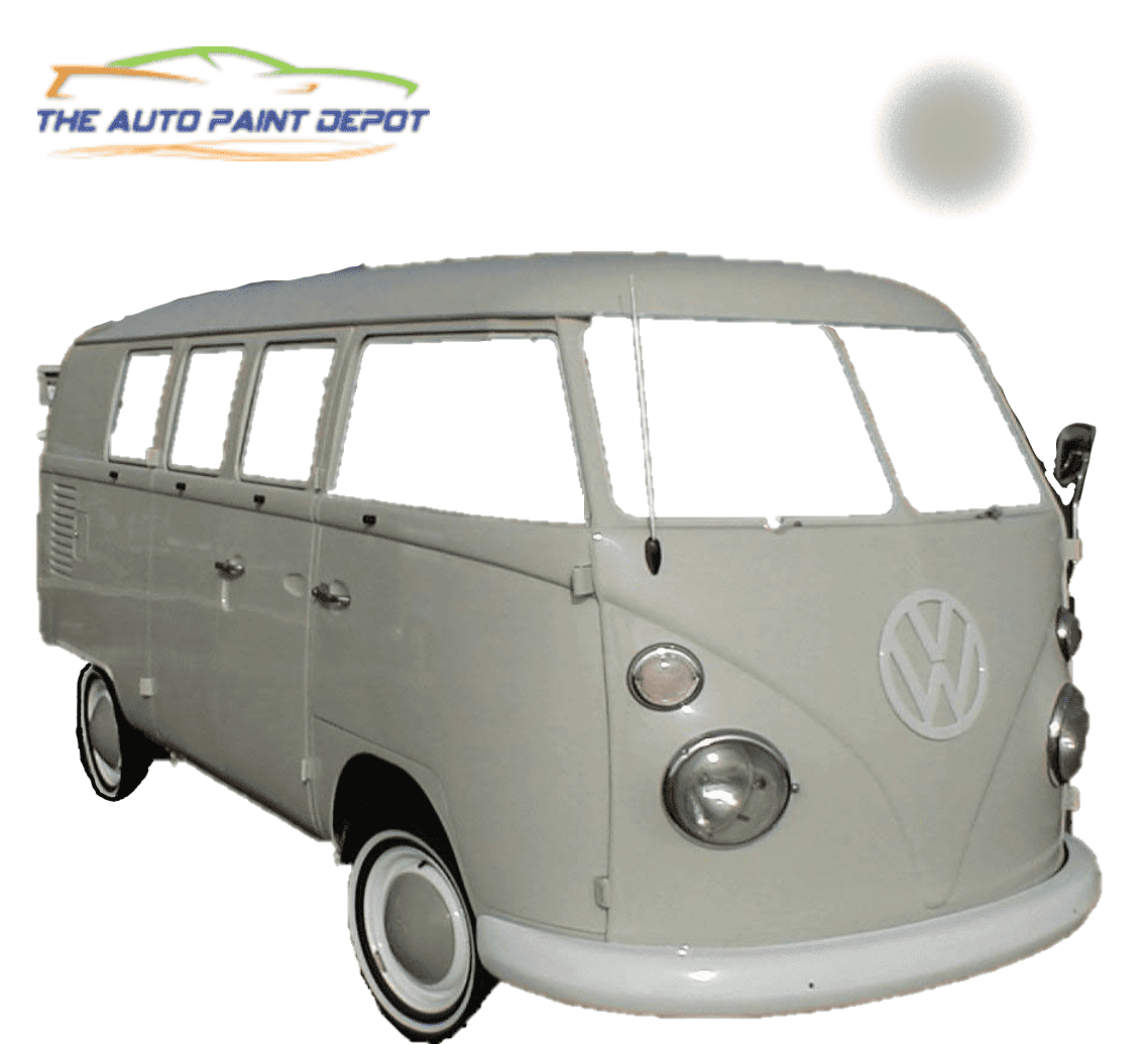 Aerosol Base Coat for Volkswagen Color Code L87 Bright White All Models (1961-1967) 2