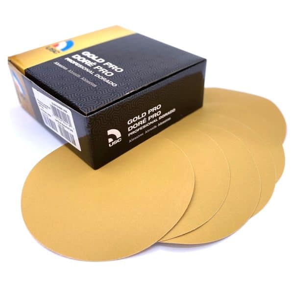 USC Gold Pro 800 Grit 6″ Grip Sanding Disc 082419, 50 Per Box